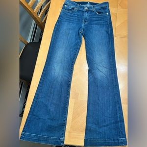 7 for all man kind women’s jeans trousers size 28 gently used